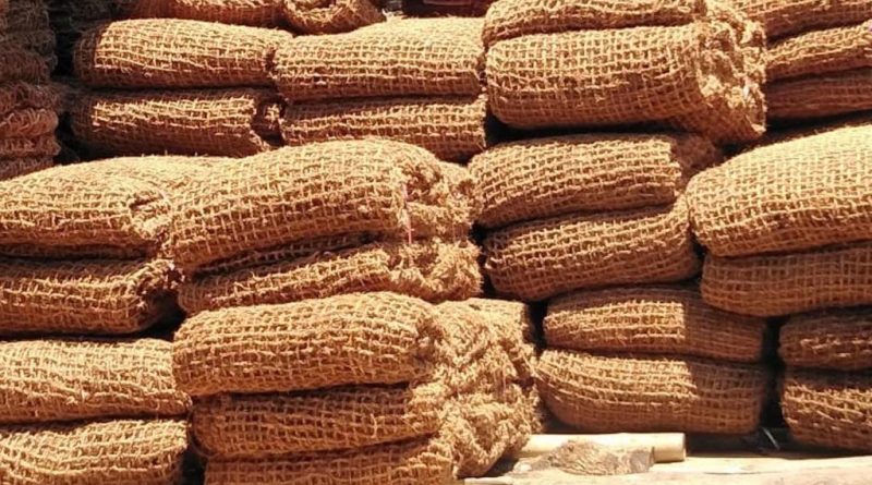 cocomesh alami dalam sistem drainase berkelanjutan (SuDS)