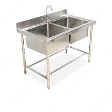 Wastafel Kerja Dapur Industrial Stainless untuk Profesional