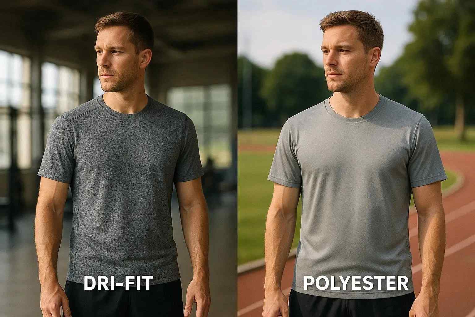 Perbandingan bahan olahraga dryfit dan polyester pada pakaian latihan