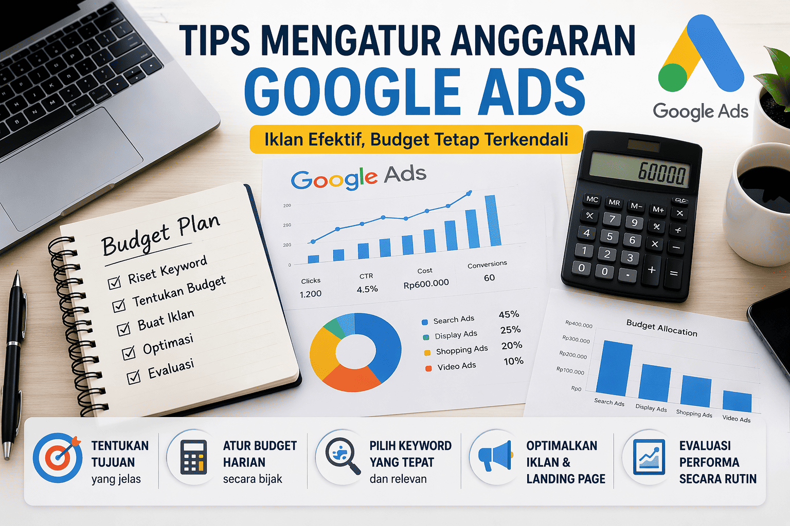 Tips Mengatur Anggaran Google Ads yang Efektif