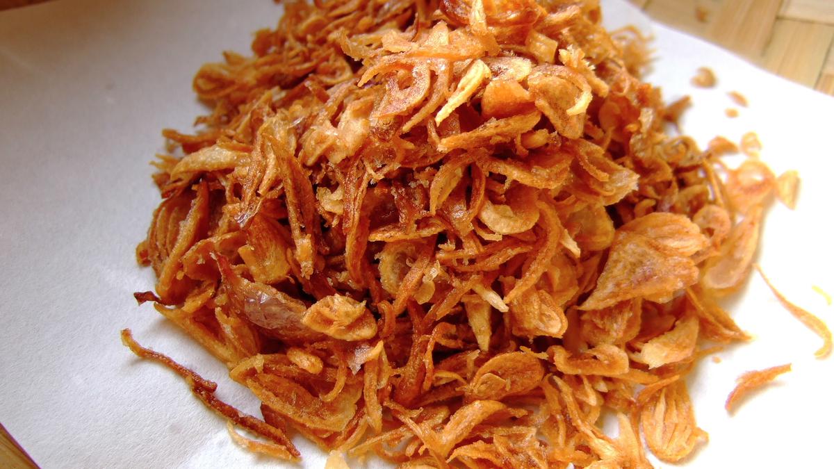 cara membuat bawang goreng lebih renyah
