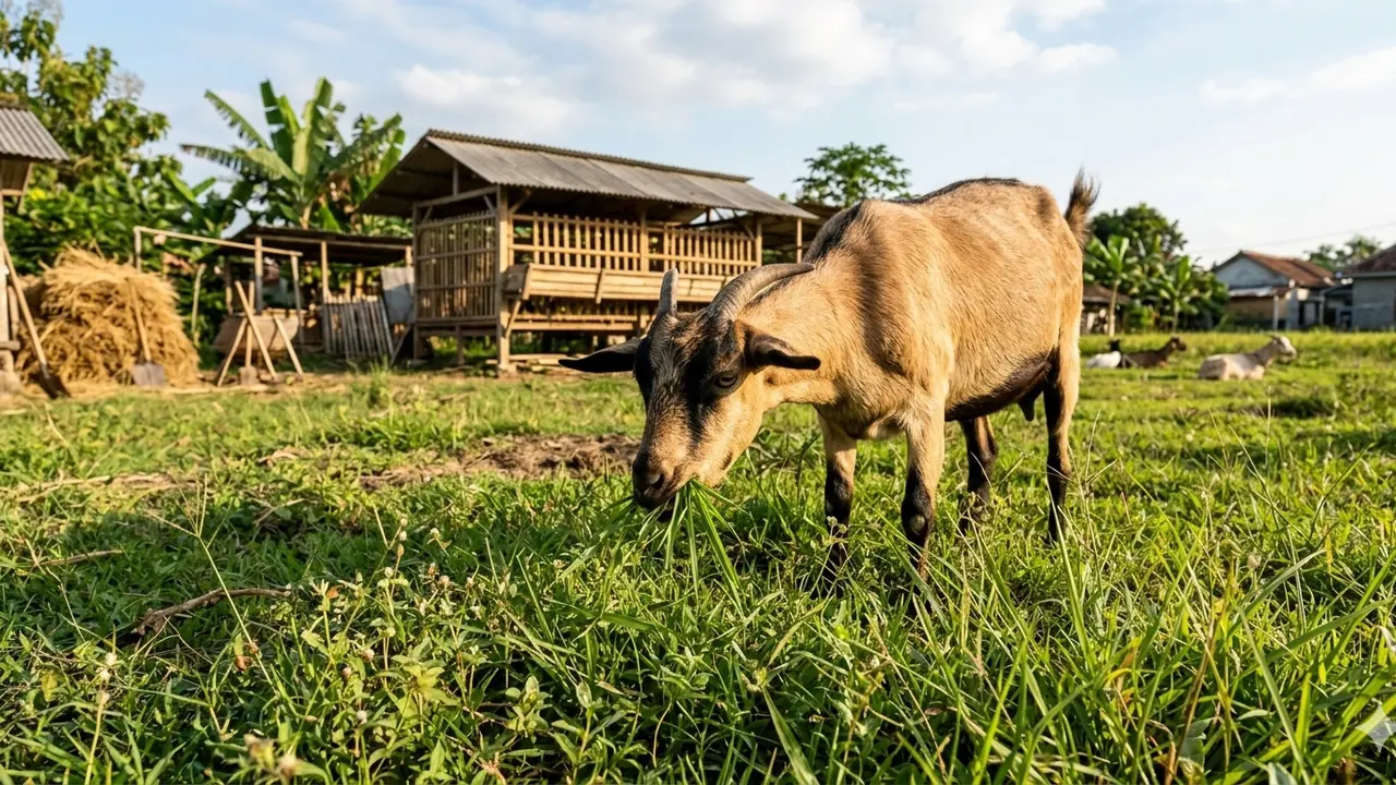jenis rumput terbaik untuk pakan kambing